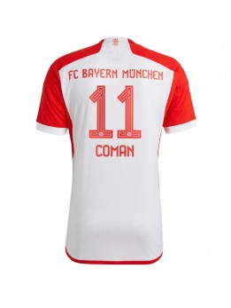 Bayern Munich Kingsley Coman #11 Heimtrikot 2023-24 Kurzarm